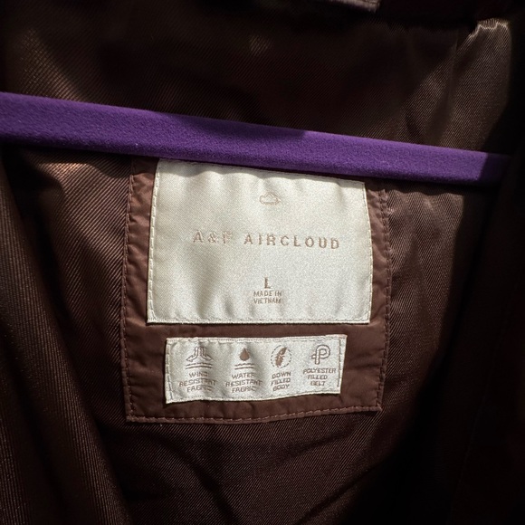 Abercrombie & Fitch Brown Puffer Jacket - Picture 5 of 8